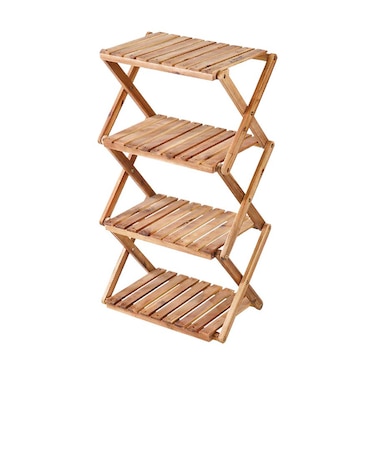 CSクラシックス 木製4段MOVEラック＜460＞