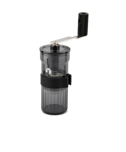 キャプテンスタッグ ポリカーボネート ハンディー コーヒーミル(セラミック刃)