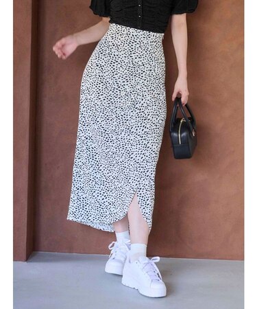 【WEB限定カラーあり】アシメタックナロースカート