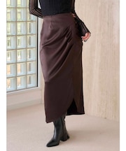 【WEB限定カラーあり】アシメタックナロースカート