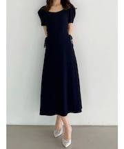 サイドレースアップカットワンピース