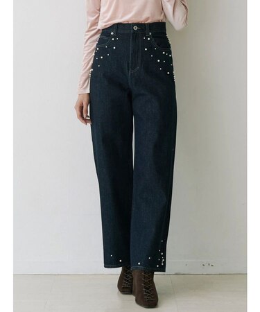 【追加生産】パールデニムパンツ