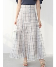 スパンコールレーススカート