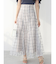 スパンコールレーススカート