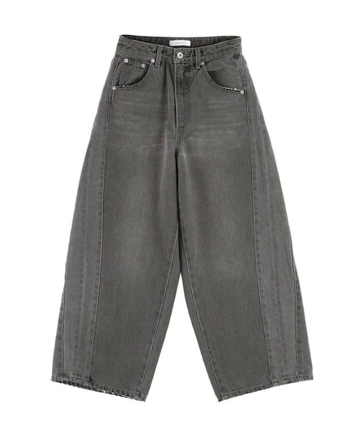 【OUNNOUN】バレルレッグデニム