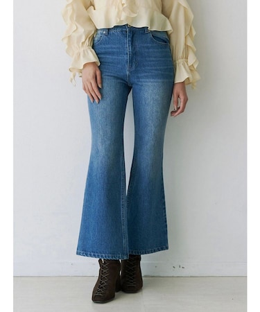 デニムシューカットパンツ