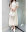 ビスチェドッキングパワショルシャツワンピース