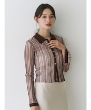 メタルボタンシアーリブポロニット