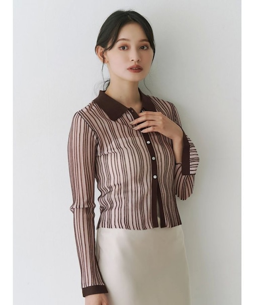 メタルボタンシアーリブポロニット