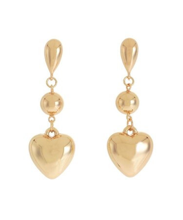 ハートモチーフピアス