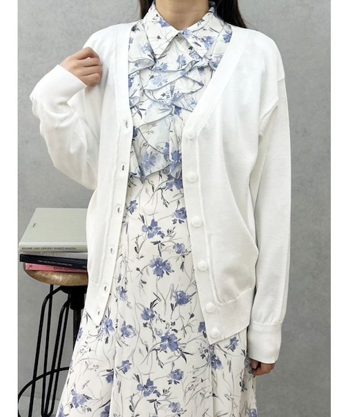 BASICカラーカーディガン