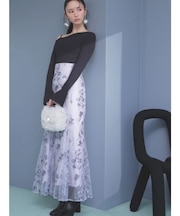 エンブロイダリーマーメイドスカート