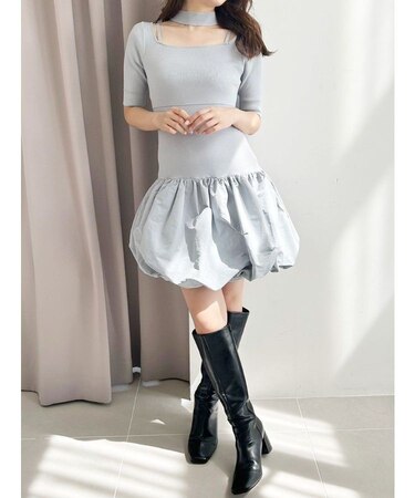 バルーンドッキングミニニットワンピース