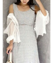 バックタックスタンドカラーシャツ