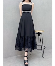 モチーフレーステープワンピース