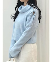 2WAYアシメカラーニット