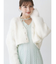 【WEB限定カラーあり】シャギークロップドカーディガン