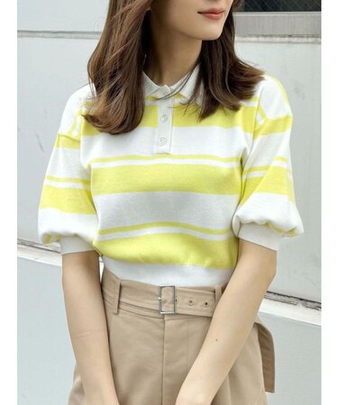 ラガー風ニット