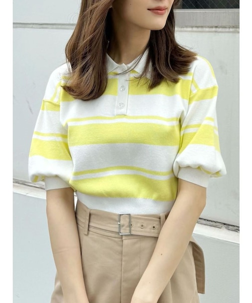 ラガー風ニット