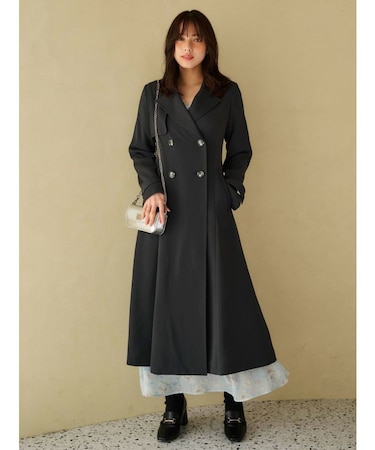 フィットアンドフレアトレンチコート