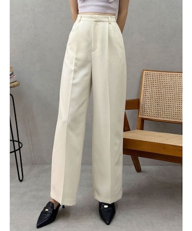 basicストレートパンツ