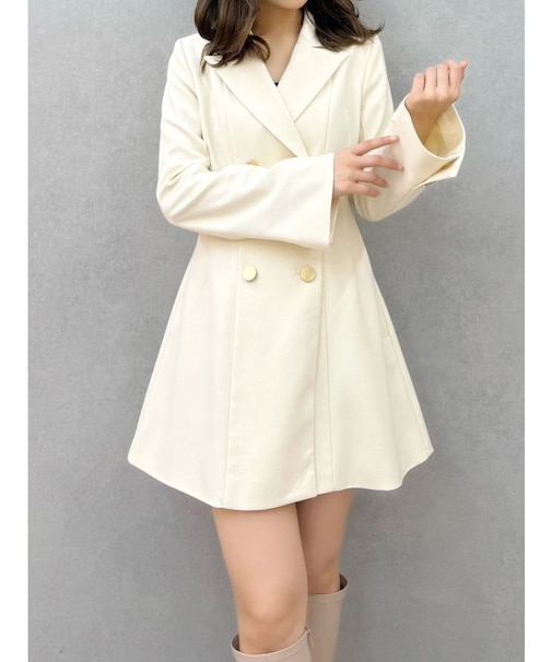 【WEB限定カラーあり】2WAYフィット&フレアジャケットワンピース