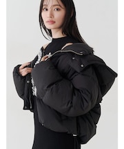 2WAYフード付アライドショートダウン