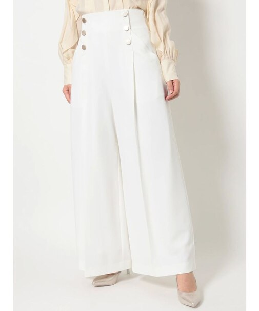 麻調合繊マリンワイドパンツ