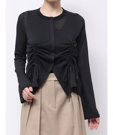 【OUNNOUN】ドロストシアーニットカーデ