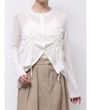 【OUNNOUN】ドロストシアーニットカーデ