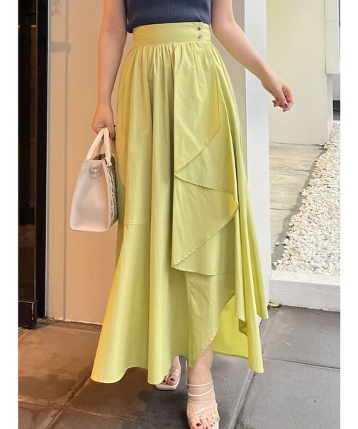 ランダムフレアアシメスカート