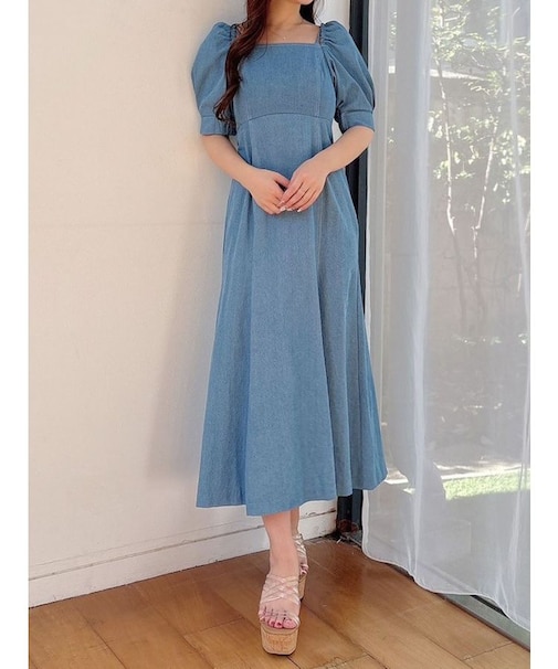 デニムマーメイドマルチWAYワンピース