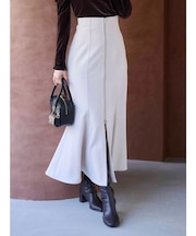 フロントZIPマーメイドスカート