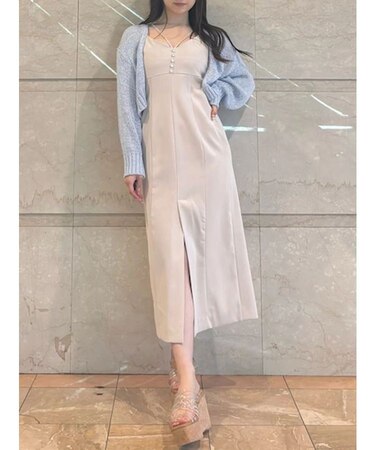 Iラインキャミワンピース