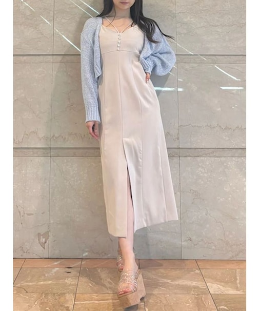 Iラインキャミワンピース