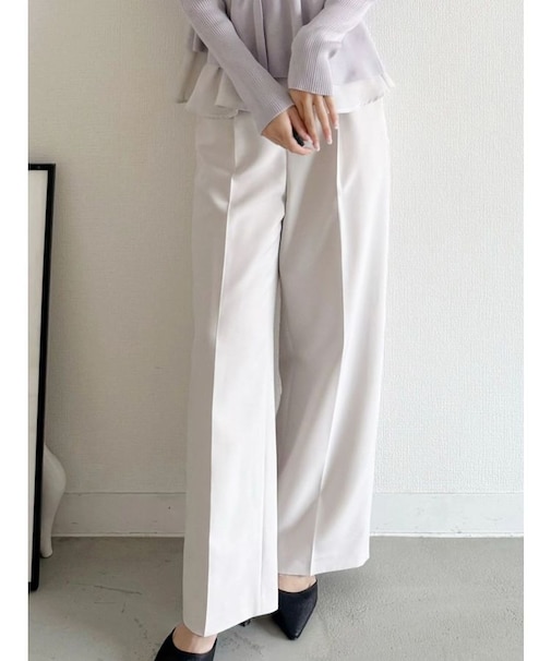 basicストレートパンツ