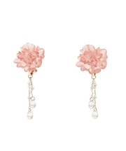 フラワーモチーフイヤリング