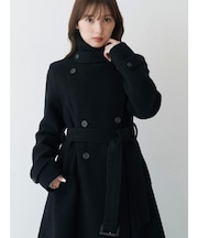 ウールスタンドカラーコート