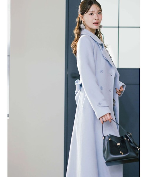 MERCURYDUO ウールスタンドカラーコート M ウールスタンドカラーコート｜マーキュリーデュオの通販｜&mall