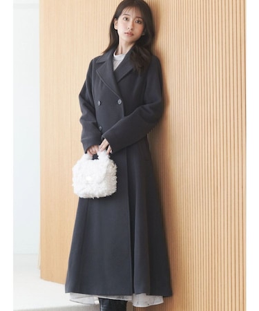 【WEB限定カラーあり】フィットアンドフレアコート