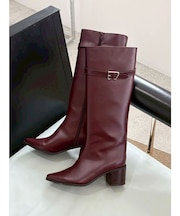 ベルテッドロングブーツ