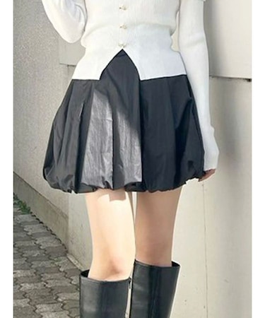 バルーンミニコルセットスカート