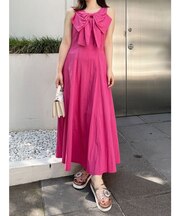 ビックリボンタイプライターワンピース