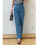 ハイウエストストレートストレッチデニム