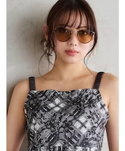 べっ甲調ファッショングラス