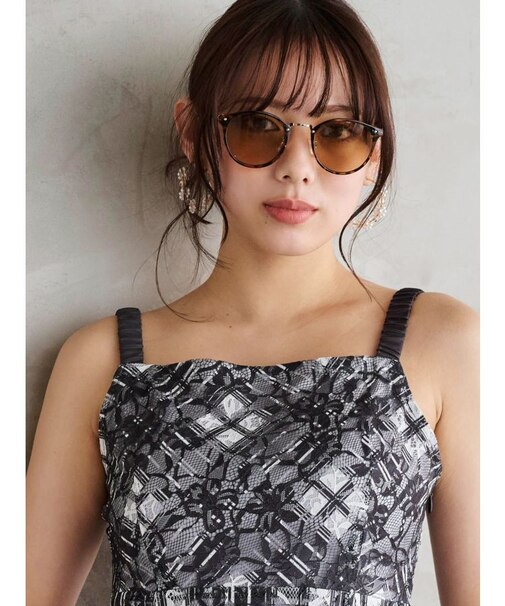 べっ甲調ファッショングラス