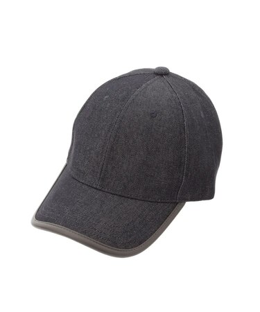 デニム配色パイピングキャップ