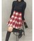 シャギーチェックボックスプリーツミニスカパン