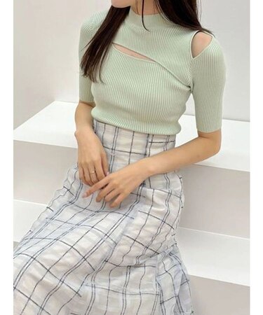 2WAYカットアウトニット