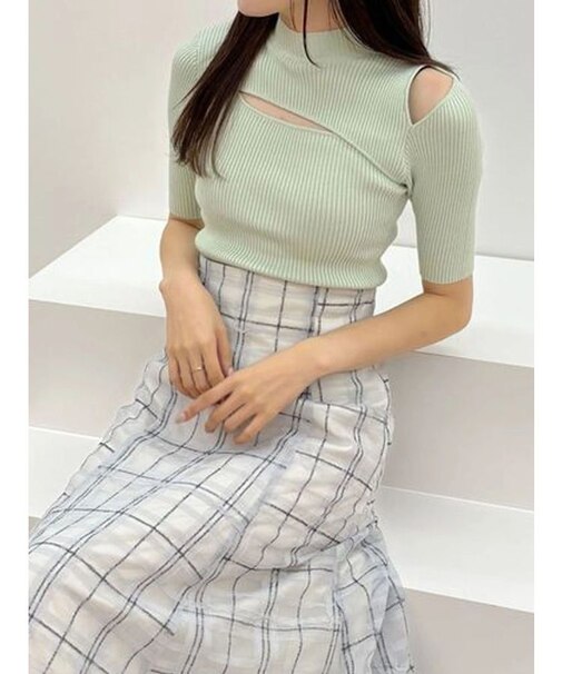 2WAYカットアウトニット